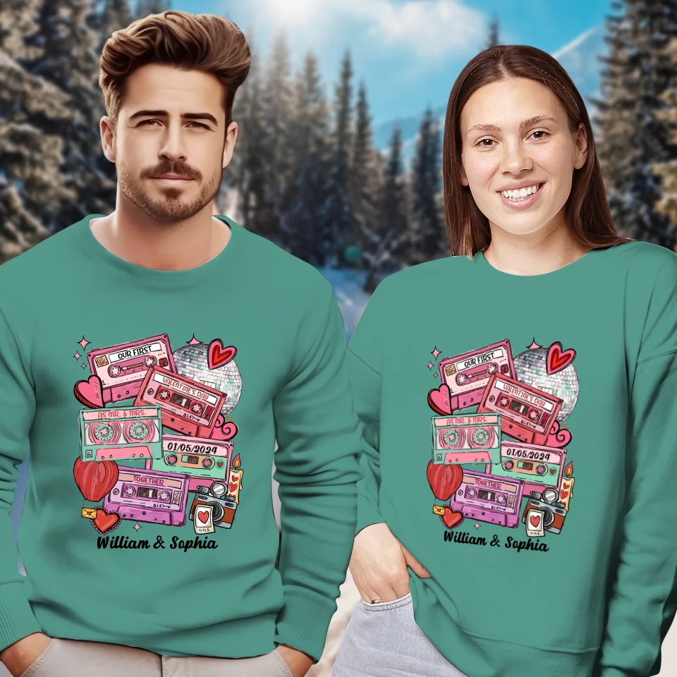 Valentine's As Mr & Mrs: A New Chapter Of Love - Personalized Gifts For Couples - Unisex Sweater