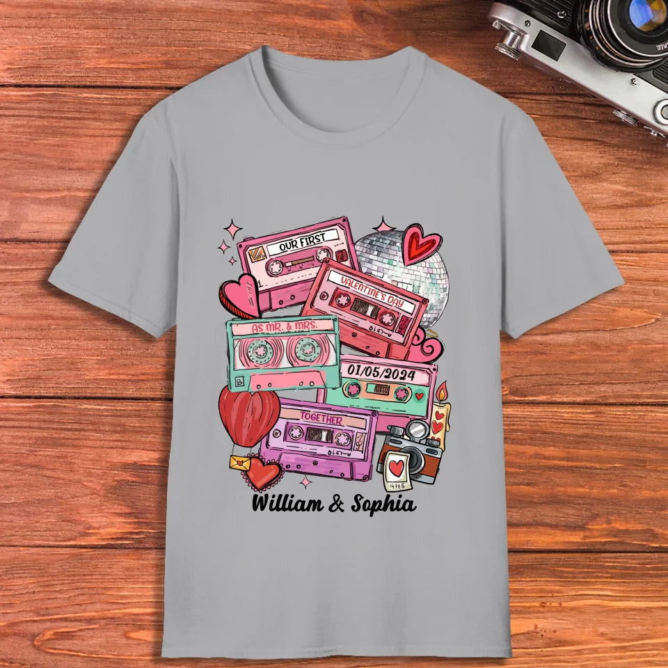 Valentine's As Mr & Mrs: A New Chapter Of Love - Personalized Gifts For Couples - Unisex T-Shirt