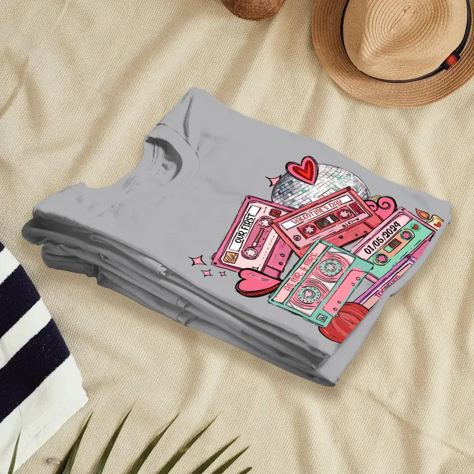 Valentine's As Mr & Mrs: A New Chapter Of Love - Personalized Gifts For Couples - Unisex T-Shirt