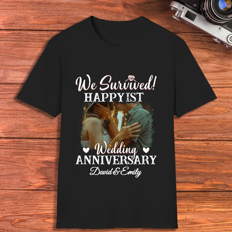 Happy Wedding Anniversary: Forever And Always Yours - Personalized Gifts For Couples - Unisex T-Shirt