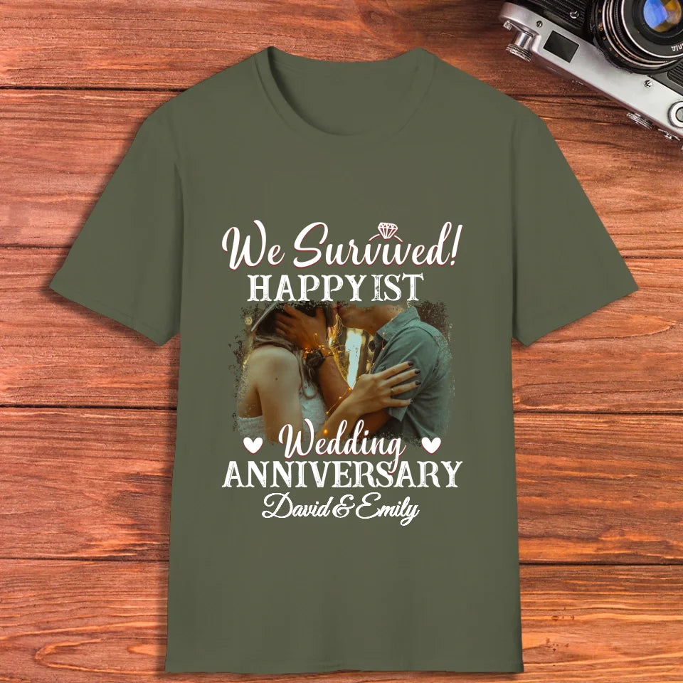 Happy Wedding Anniversary: Forever And Always Yours - Personalized Gifts For Couples - Unisex T-Shirt