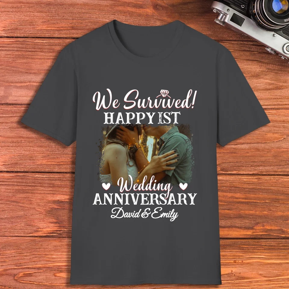 Happy Wedding Anniversary: Forever And Always Yours - Personalized Gifts For Couples - Unisex T-Shirt