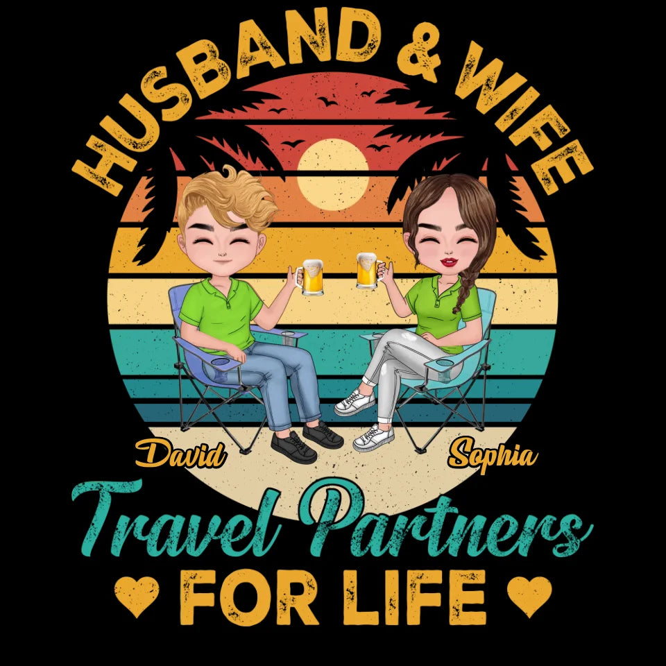 Forever Together: A Husband And Wife's Travel Agency - Personalized Gifts For Couples - Unisex Sweater