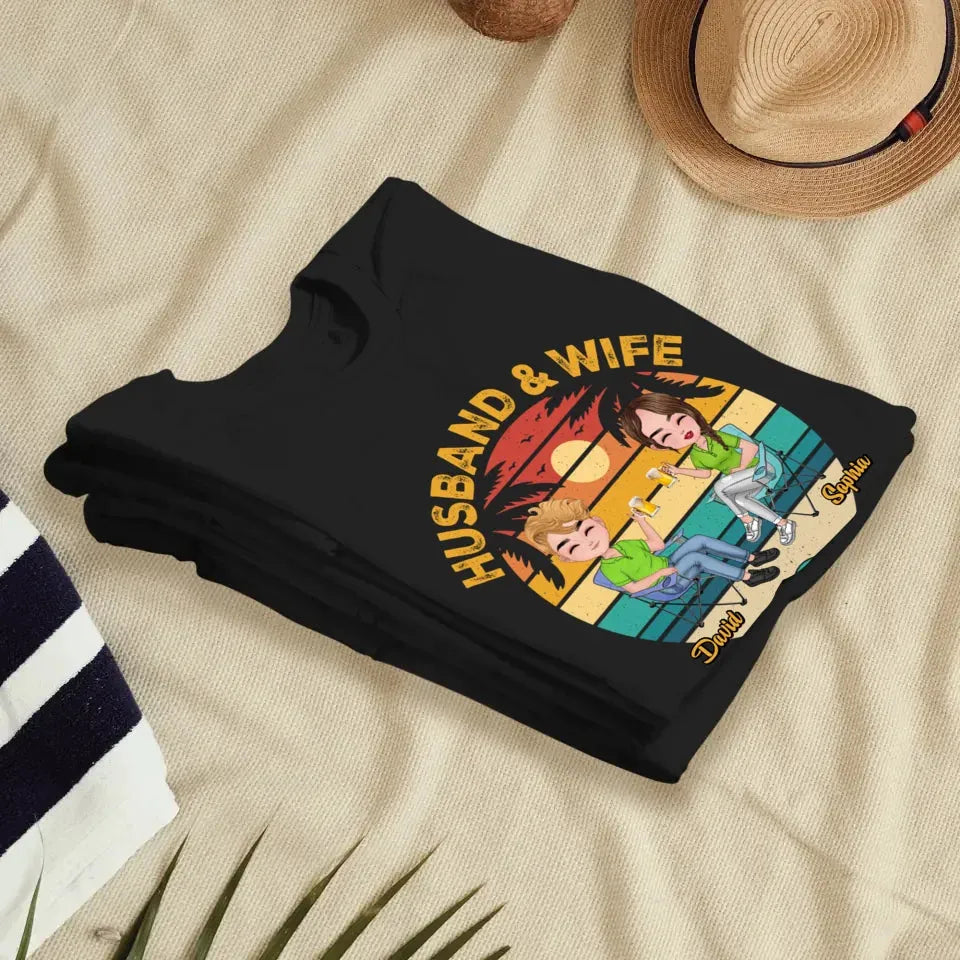 Forever Together: A Husband And Wife's Travel Agency - Personalized Gifts For Couples - Unisex T-Shirt