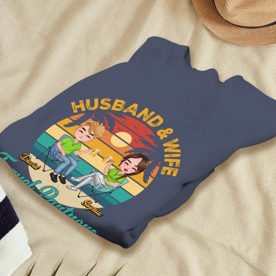 Forever Together: A Husband And Wife's Travel Agency - Personalized Gifts For Couples - Unisex Sweater