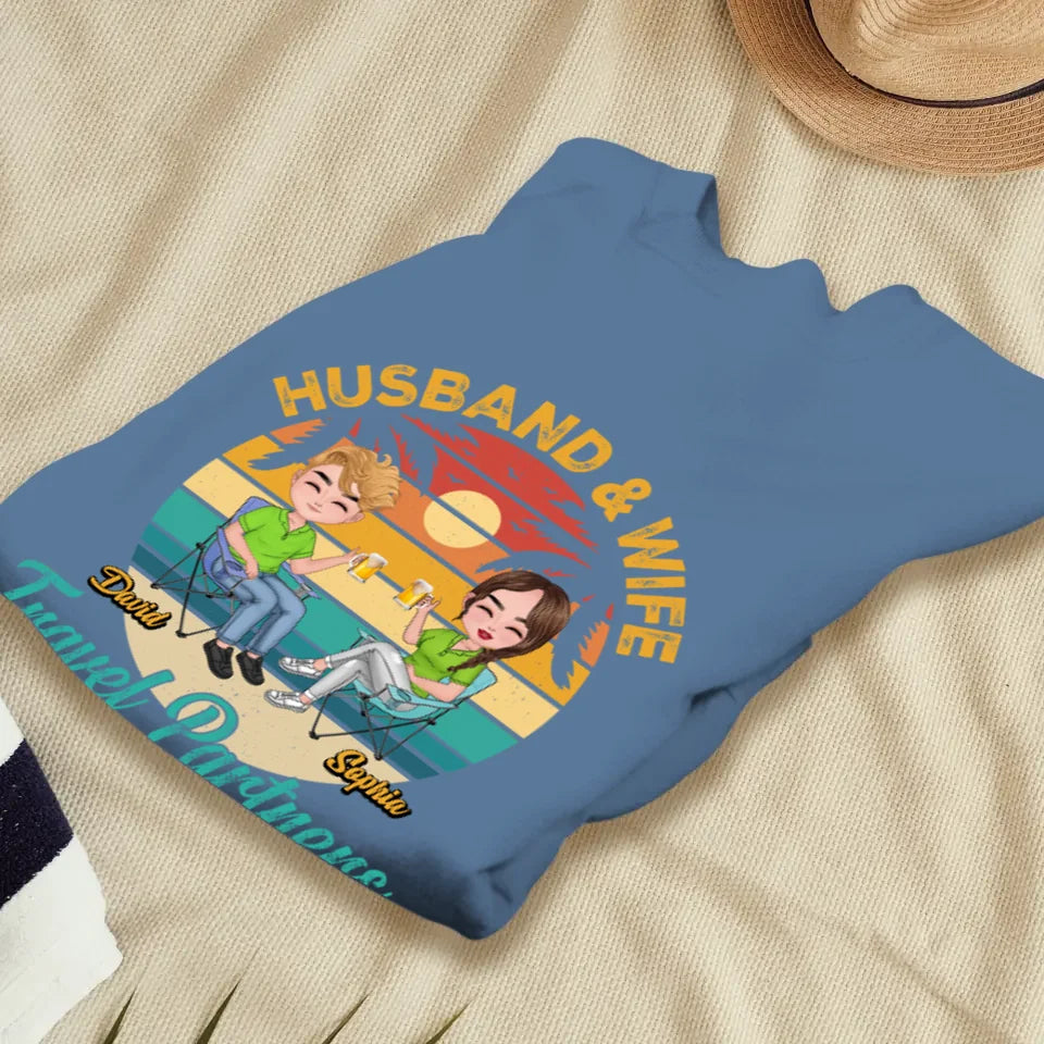 Forever Together: A Husband And Wife's Travel Agency - Personalized Gifts For Couples - Unisex Sweater