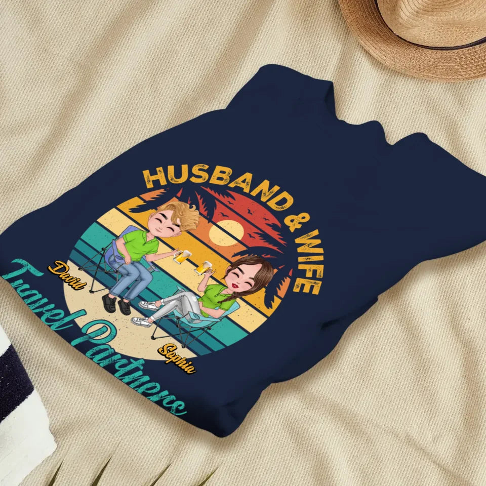 Forever Together: A Husband And Wife's Travel Agency - Personalized Gifts For Couples - Unisex Sweater