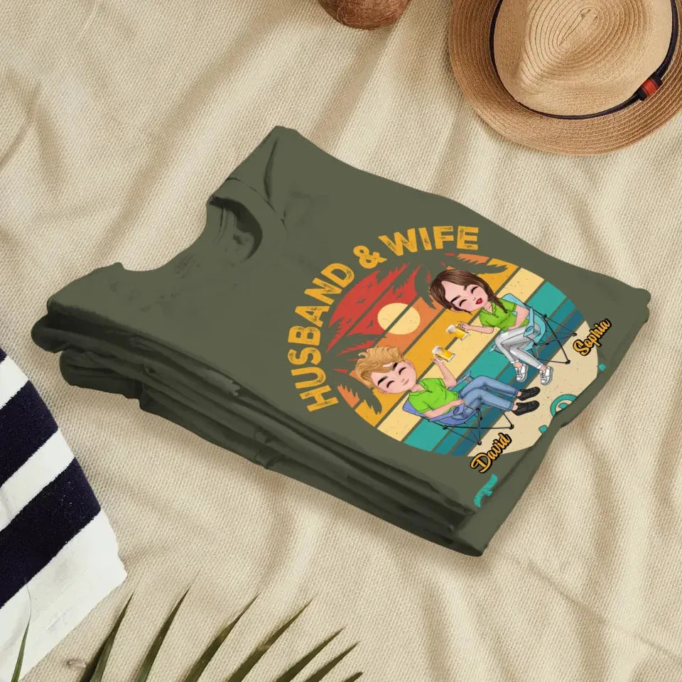 Forever Together: A Husband And Wife's Travel Agency - Personalized Gifts For Couples - Unisex T-Shirt