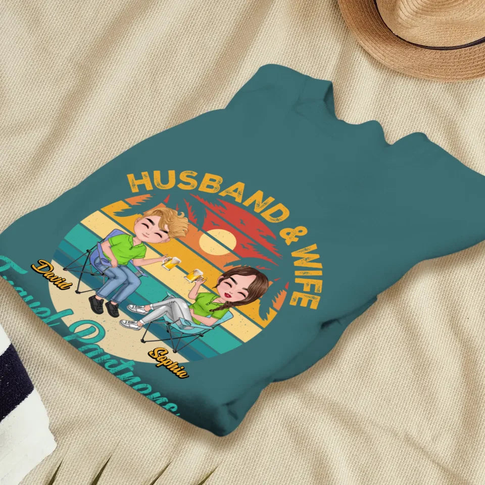 Forever Together: A Husband And Wife's Travel Agency - Personalized Gifts For Couples - Unisex Sweater