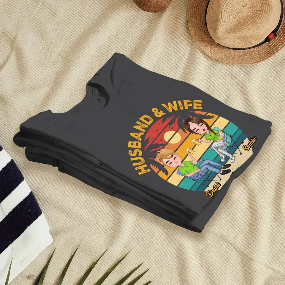 Forever Together: A Husband And Wife's Travel Agency - Personalized Gifts For Couples - Unisex T-Shirt