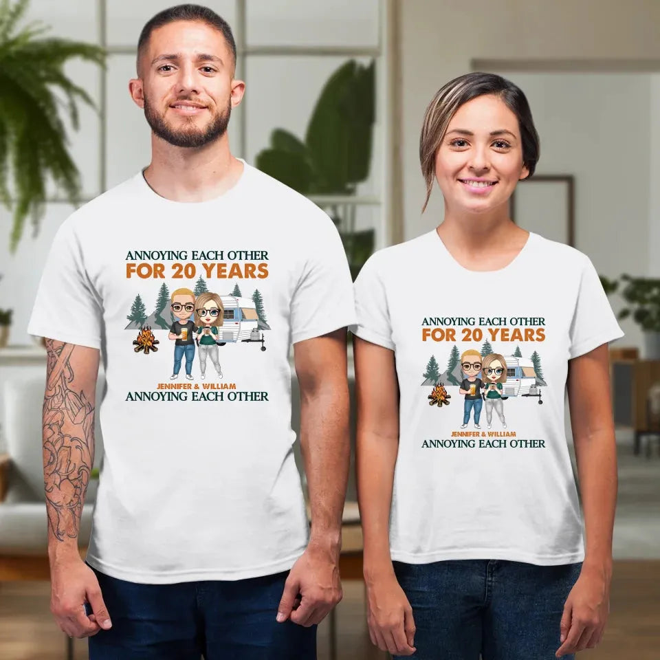 Couple Annoying Each Other And Still Going Strong - Personalized Gifts For Couples - Unisex T-Shirt