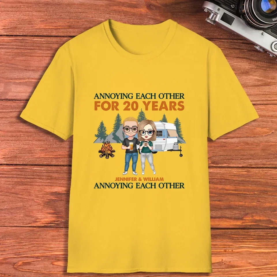 Couple Annoying Each Other And Still Going Strong - Personalized Gifts For Couples - Unisex T-Shirt