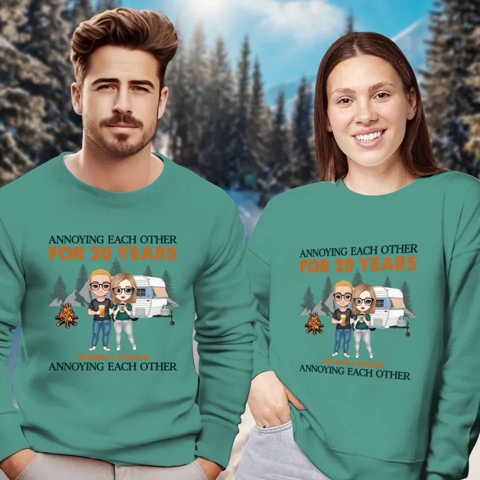 Couple Annoying Each Other And Still Going Strong - Personalized Gifts For Couples - Unisex Sweater