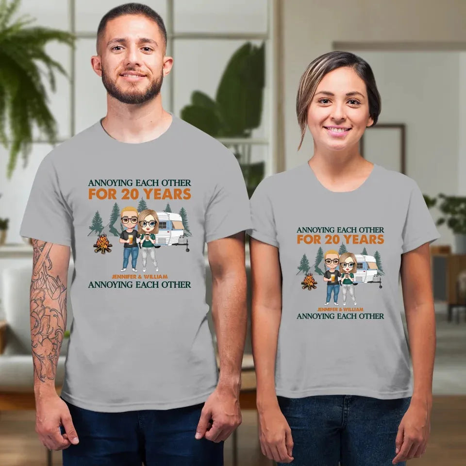 Couple Annoying Each Other And Still Going Strong - Personalized Gifts For Couples - Unisex T-Shirt