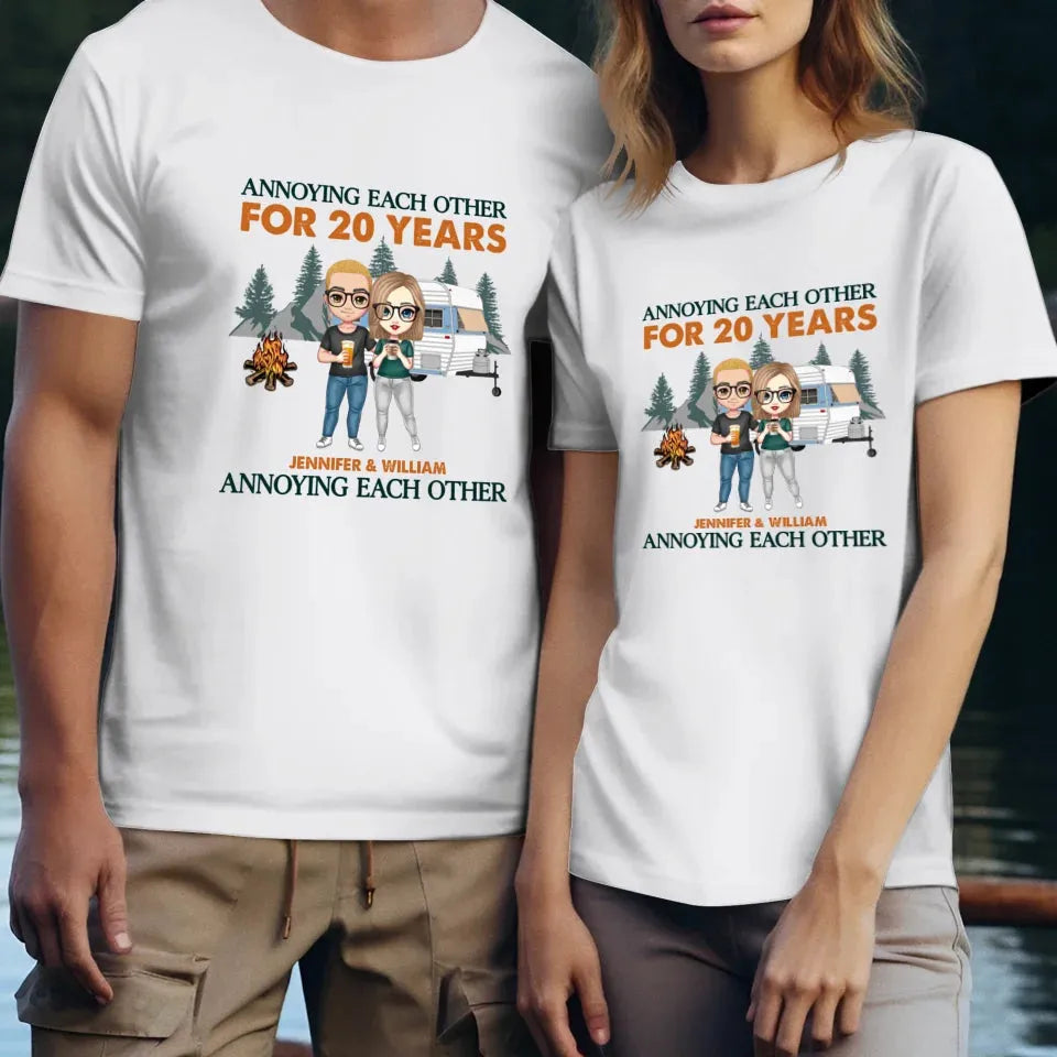 Couple Annoying Each Other And Still Going Strong - Personalized Gifts For Couples - Unisex T-Shirt