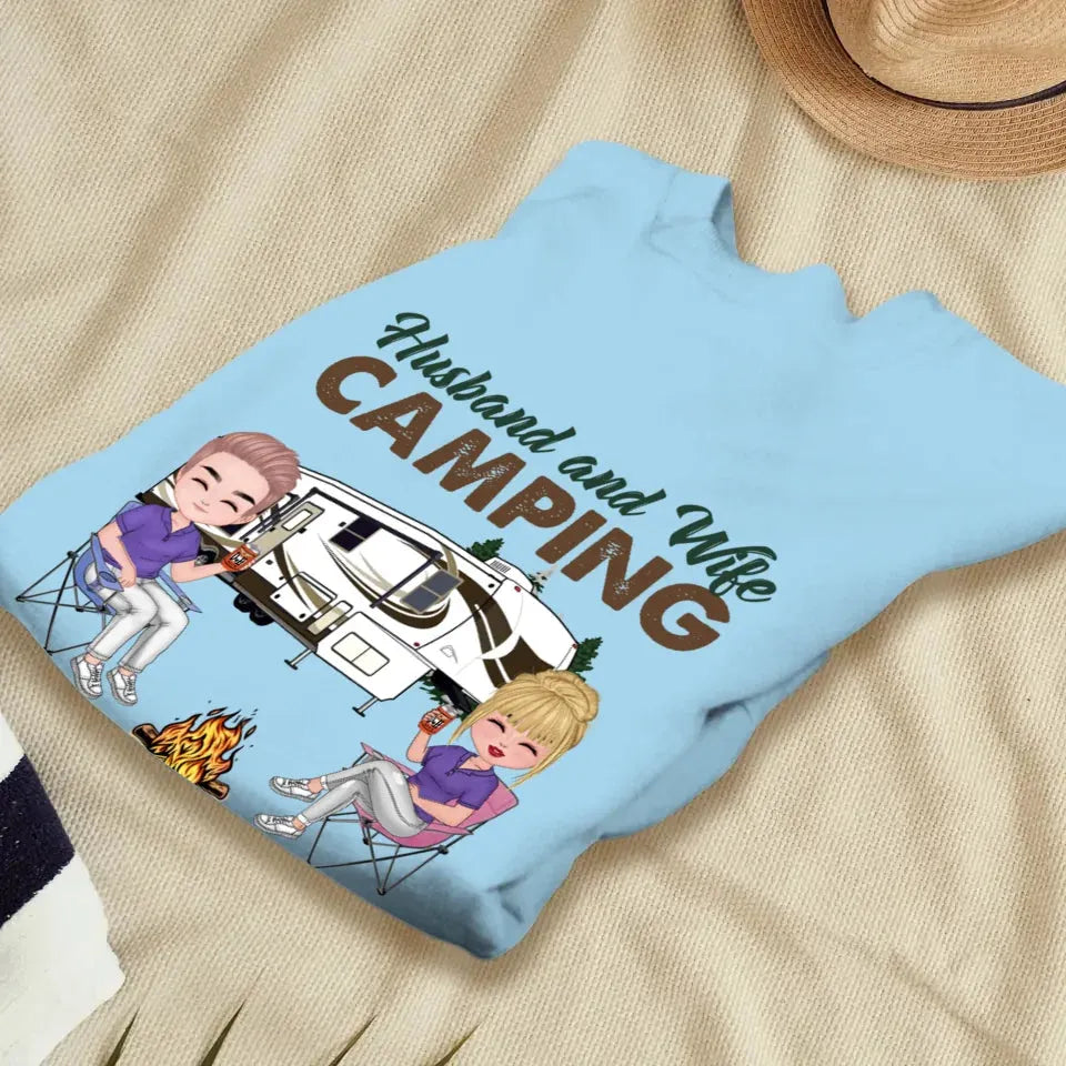 Camping Partners For Life - Personalized Gifts For Couples - Unisex Sweater