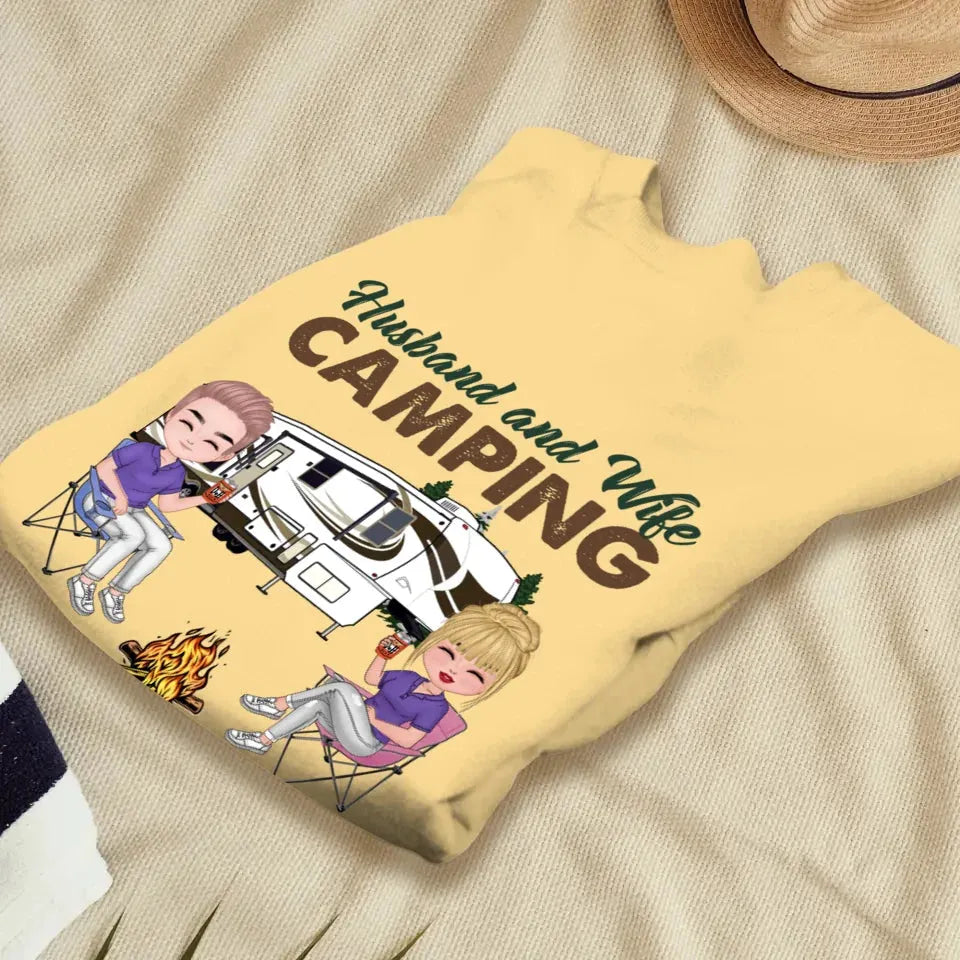 Camping Partners For Life - Personalized Gifts For Couples - Unisex Sweater