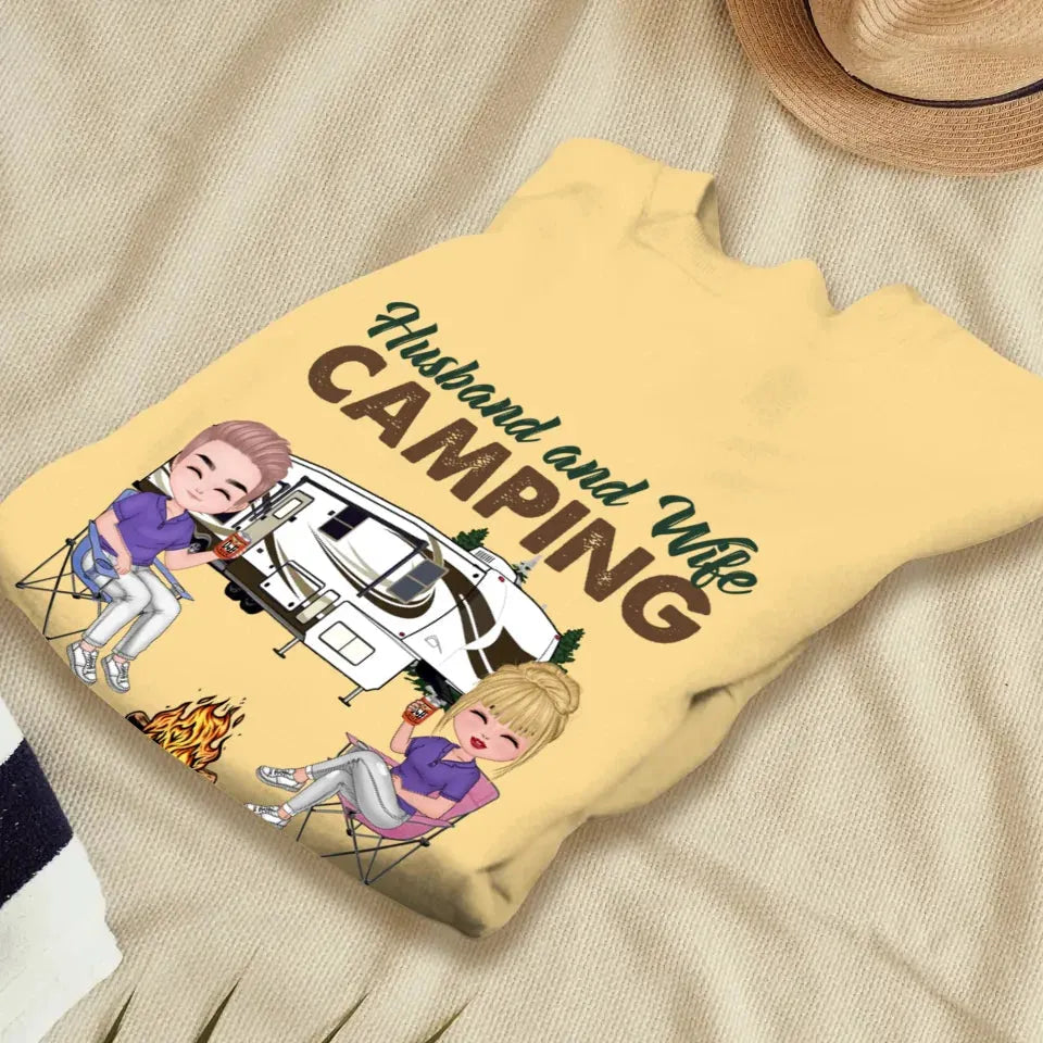 Camping Partners For Life - Personalized Gifts For Couples - Unisex Sweater