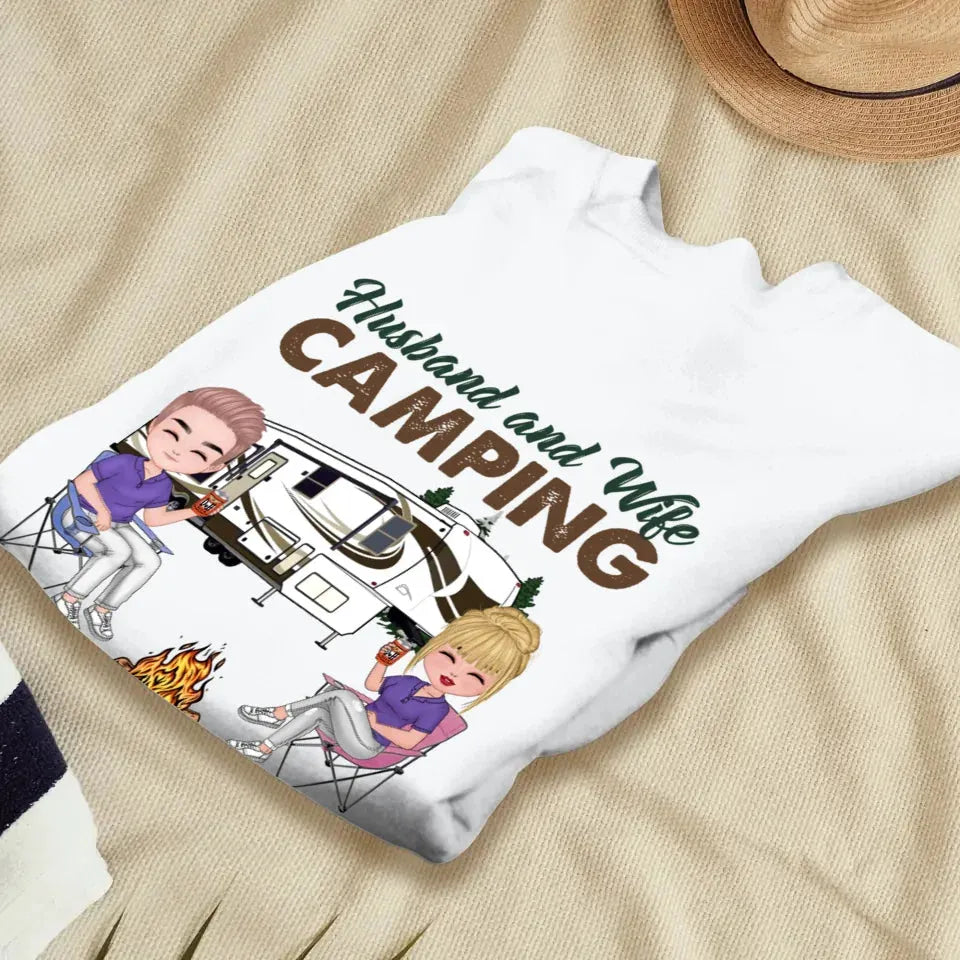 Camping Partners For Life - Personalized Gifts For Couples - Unisex Sweater