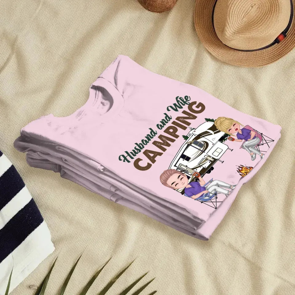 Camping Partners For Life - Personalized Gifts For Couples - Unisex T-Shirt