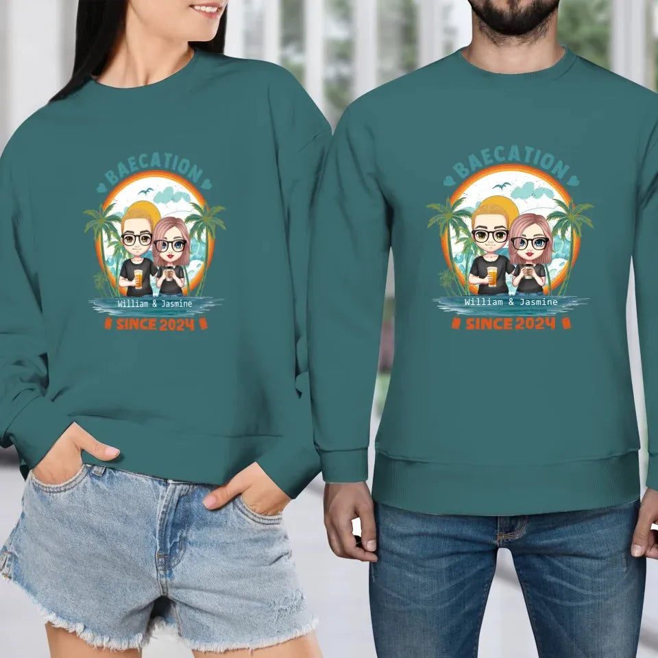 A Retirement Journey With A New Boss In Charge At Home - Personalized Gifts For Couples - Unisex Sweater