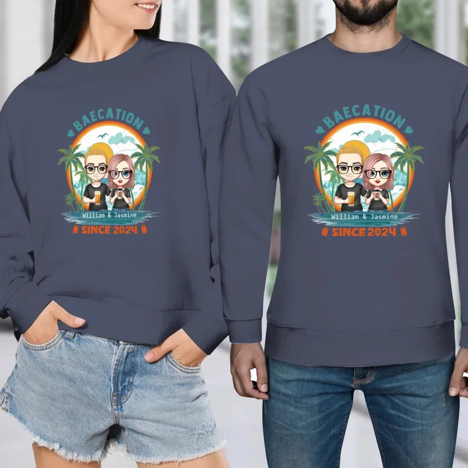 A Retirement Journey With A New Boss In Charge At Home - Personalized Gifts For Couples - Unisex Sweater