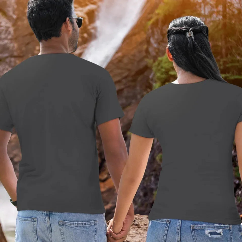 Tales Of Coexistings And Embracing Quirks: Love Conquers All - Personalized Gifts For Couples - Unisex T-Shirt