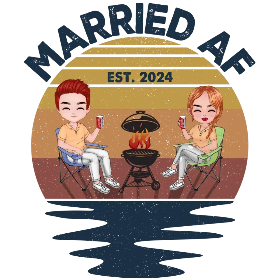 Married AF Represents A Strong And Unapologetic Commitment - Personalized Gifts For Couples - Unisex Sweater