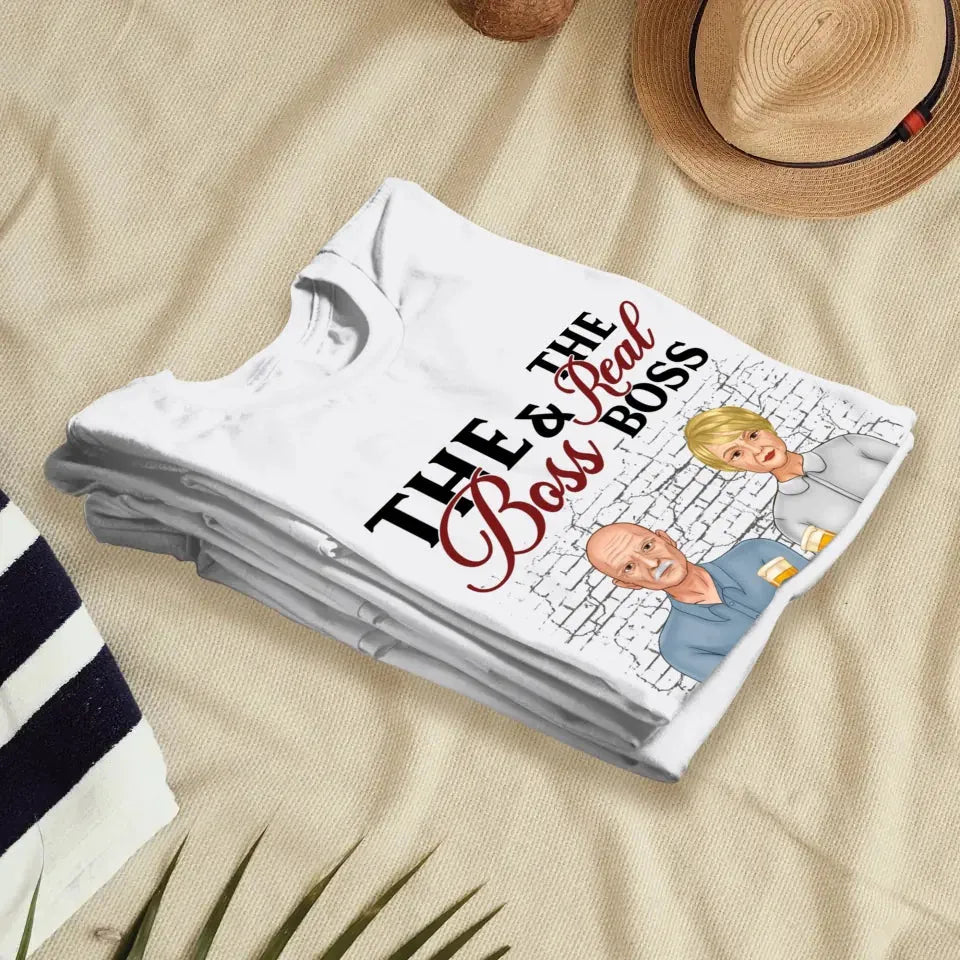 A Hilarious Take On Home : Who Really Rules The Roots? - Personalized Gifts For Couples - Unisex T-Shirt