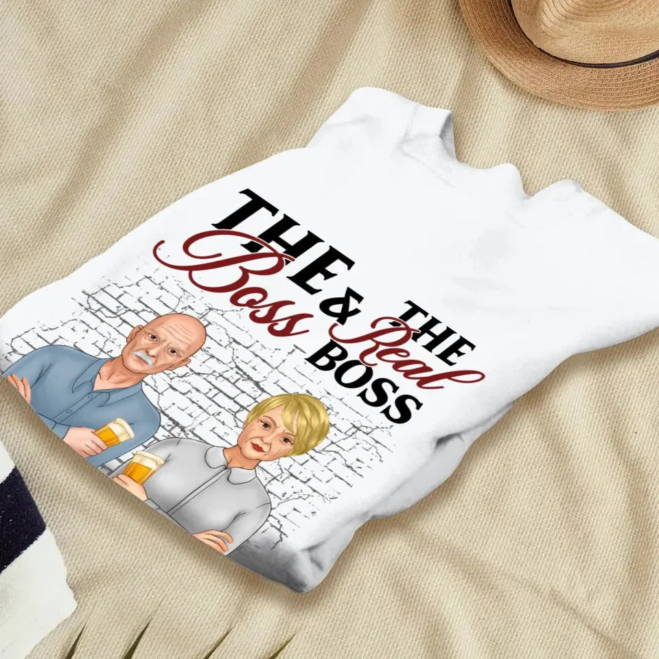 A Hilarious Take On Home : Who Really Rules The Roots? - Personalized Gifts For Couples - Unisex Sweater