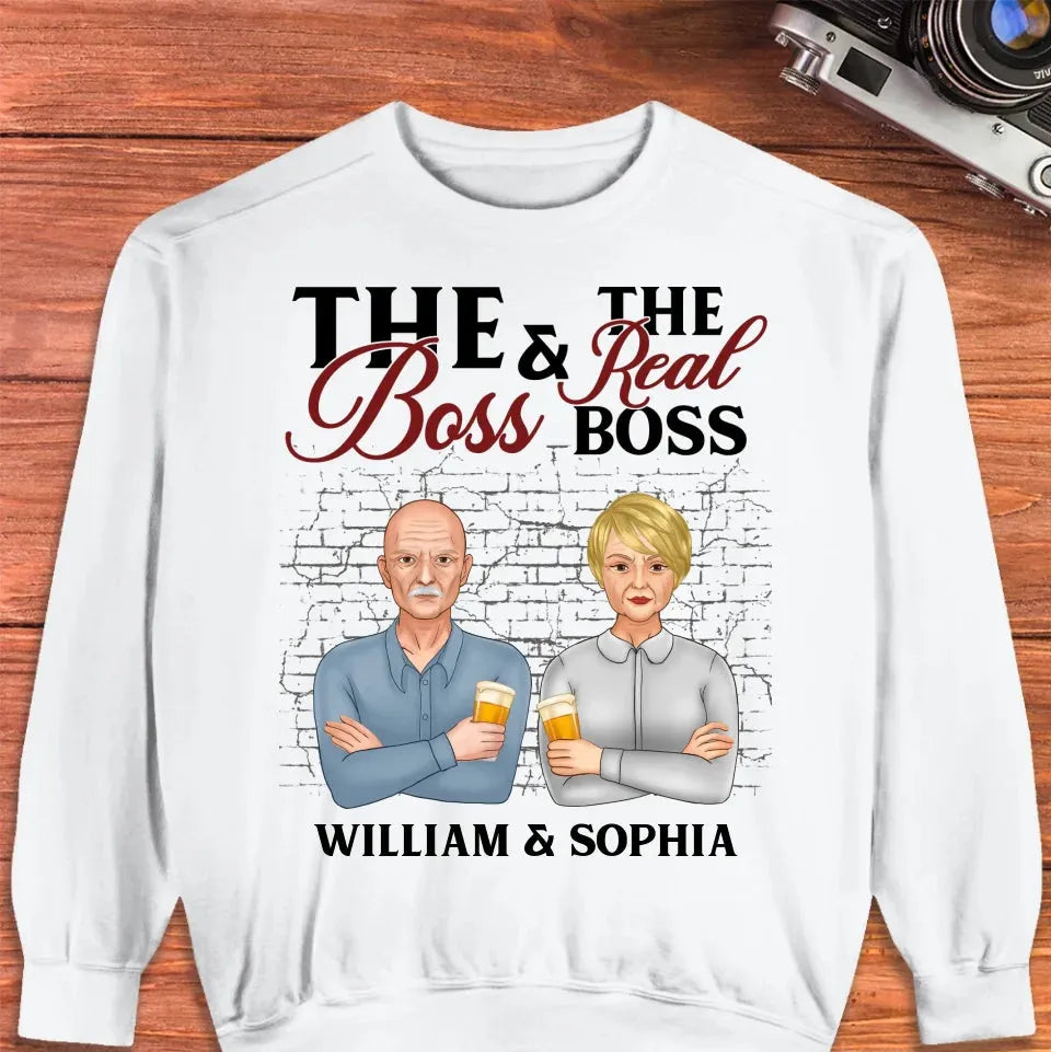 A Hilarious Take On Home : Who Really Rules The Roots? - Personalized Gifts For Couples - Unisex Sweater