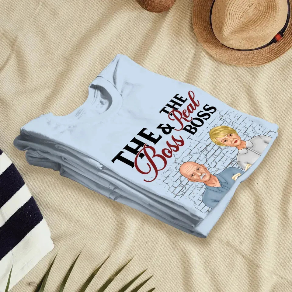 A Hilarious Take On Home : Who Really Rules The Roots? - Personalized Gifts For Couples - Unisex T-Shirt