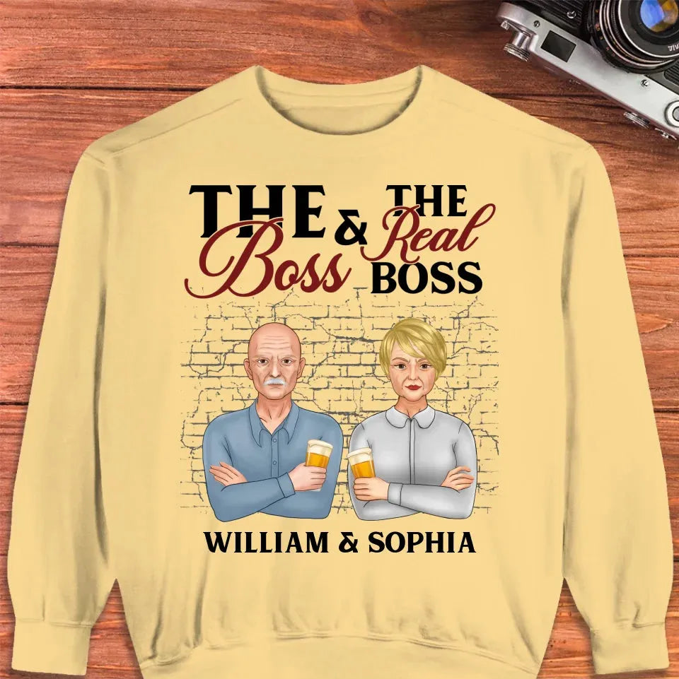 A Hilarious Take On Home : Who Really Rules The Roots? - Personalized Gifts For Couples - Unisex Sweater