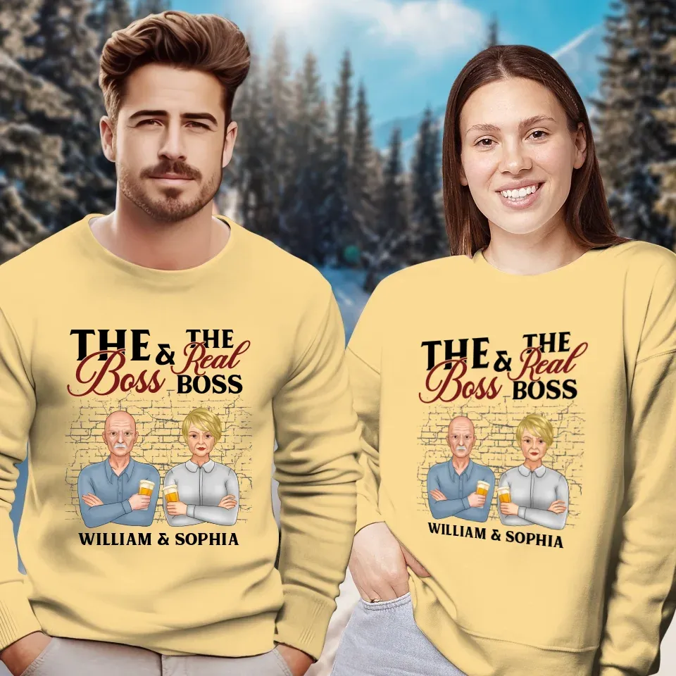 A Hilarious Take On Home : Who Really Rules The Roots? - Personalized Gifts For Couples - Unisex Sweater