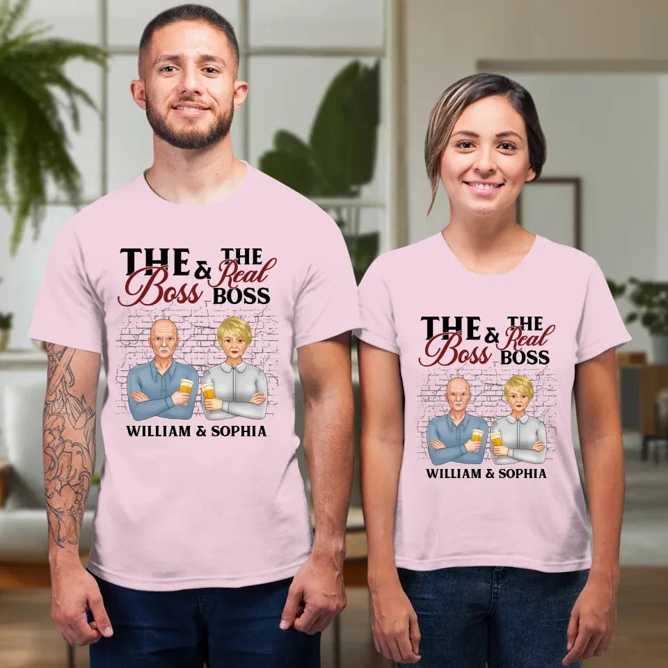 A Hilarious Take On Home : Who Really Rules The Roots? - Personalized Gifts For Couples - Unisex T-Shirt