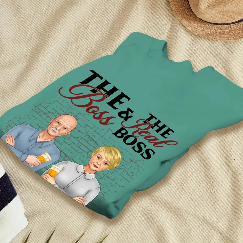 A Hilarious Take On Home : Who Really Rules The Roots? - Personalized Gifts For Couples - Unisex Sweater