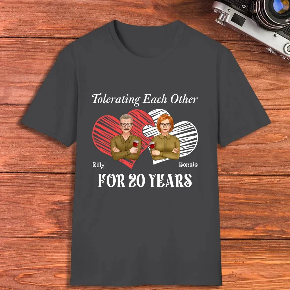 Tales Of Coexistings And Embracing Quirks: Love Conquers All - Personalized Gifts For Couples - Unisex T-Shirt