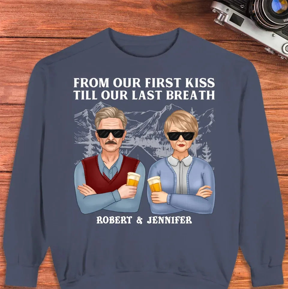 A Timeless Love From Beginning To End: Cherish Every Moment - Personalized Gifts For Couples - Unisex Sweater