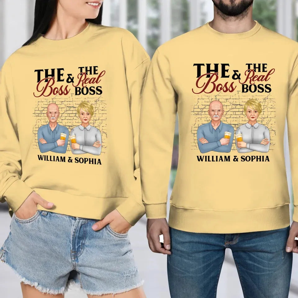 A Hilarious Take On Home : Who Really Rules The Roots? - Personalized Gifts For Couples - Unisex Sweater