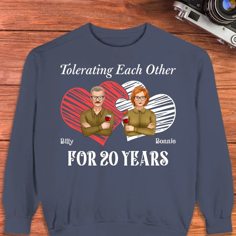 Tales Of Coexistings And Embracing Quirks: Love Conquers All - Personalized Gifts For Couples - Unisex Sweater