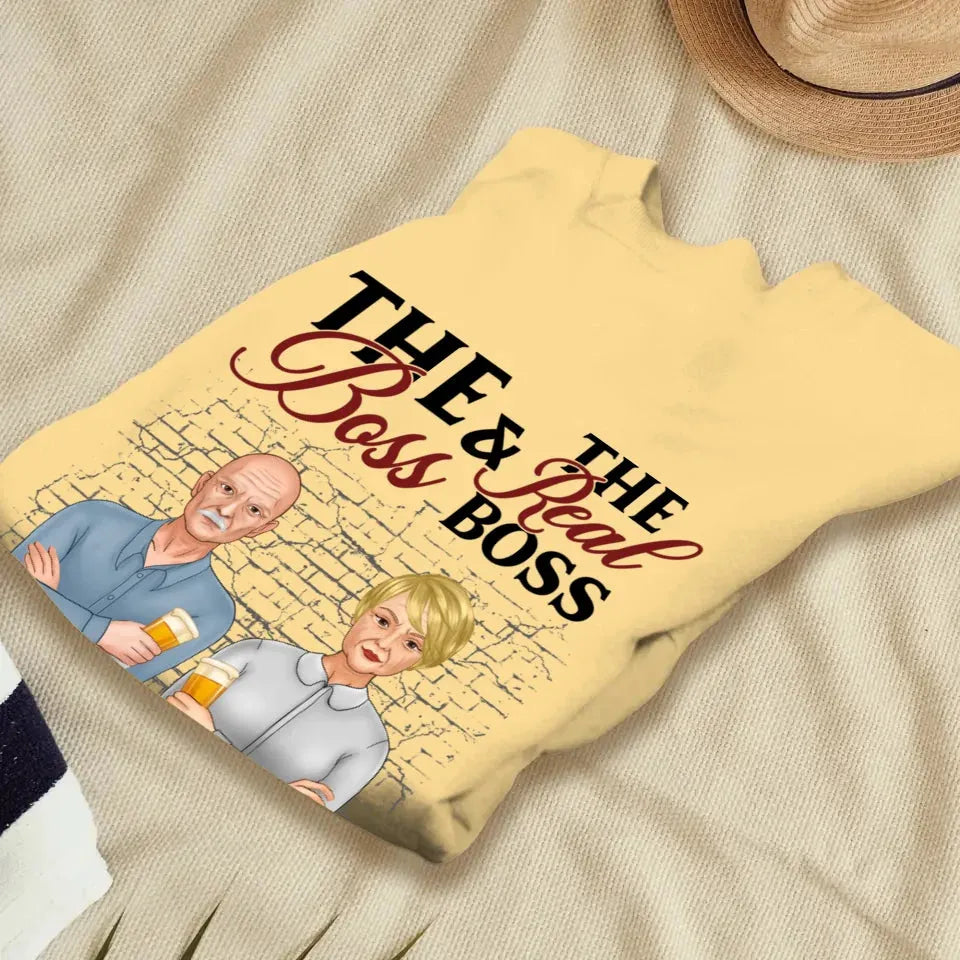 A Hilarious Take On Home : Who Really Rules The Roots? - Personalized Gifts For Couples - Unisex Sweater