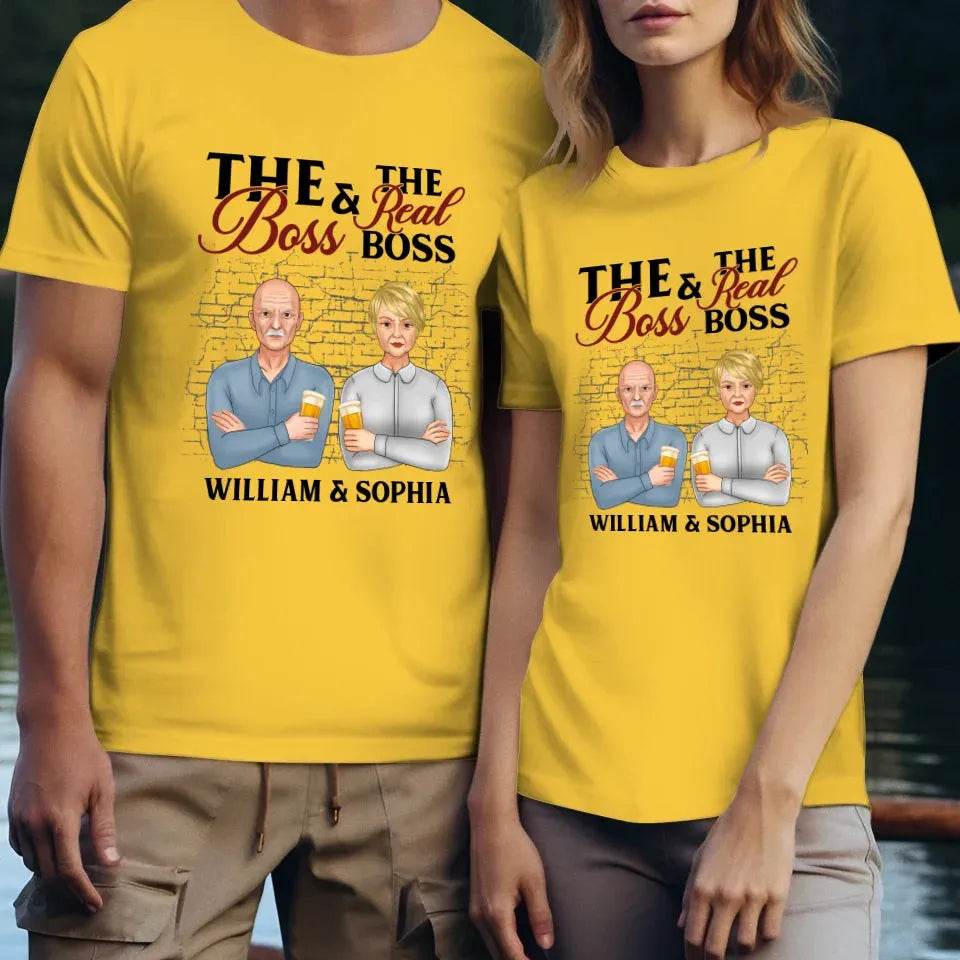 A Hilarious Take On Home : Who Really Rules The Roots? - Personalized Gifts For Couples - Unisex T-Shirt