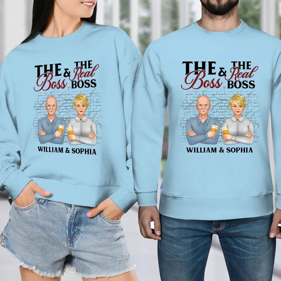 A Hilarious Take On Home : Who Really Rules The Roots? - Personalized Gifts For Couples - Unisex Sweater