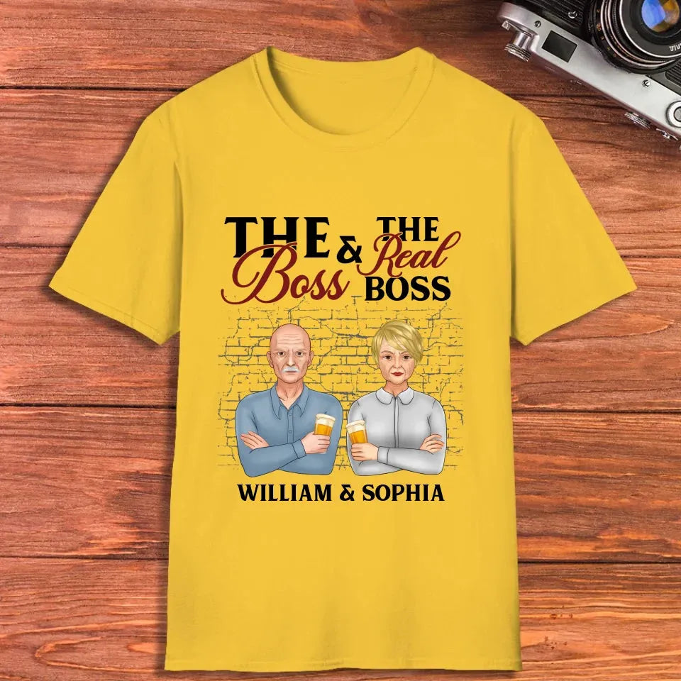 A Hilarious Take On Home : Who Really Rules The Roots? - Personalized Gifts For Couples - Unisex T-Shirt