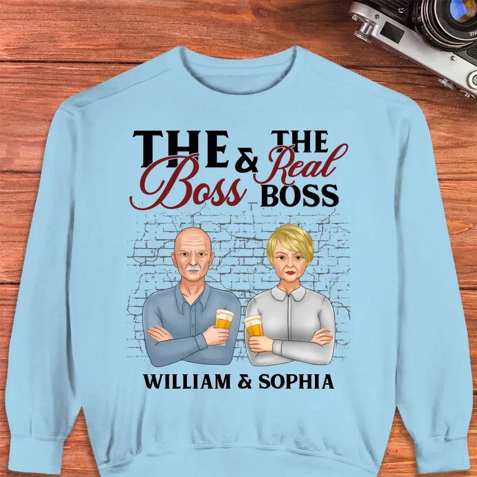 A Hilarious Take On Home : Who Really Rules The Roots? - Personalized Gifts For Couples - Unisex Sweater