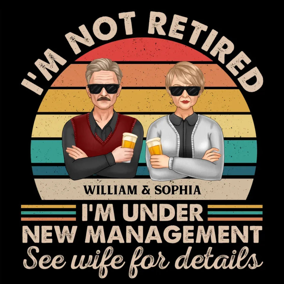 A Retirement Journey With A New Boss In Charge At Home - Personalized Gifts For Couples - Unisex Sweater