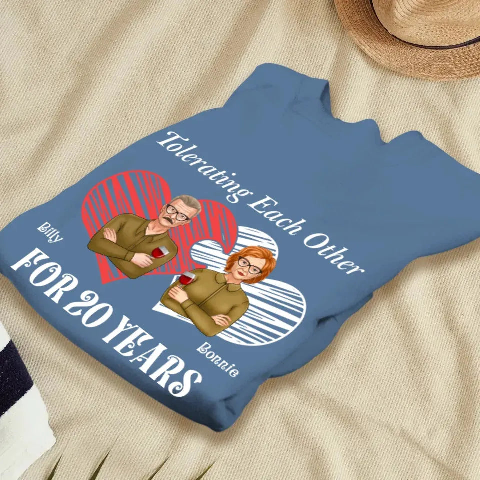 Tales Of Coexistings And Embracing Quirks: Love Conquers All - Personalized Gifts For Couples - Unisex Sweater