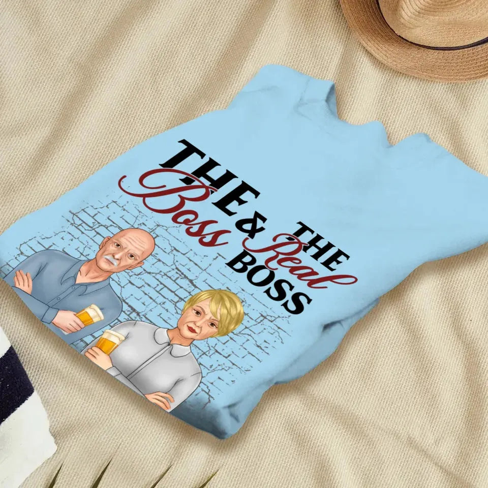 A Hilarious Take On Home : Who Really Rules The Roots? - Personalized Gifts For Couples - Unisex Sweater