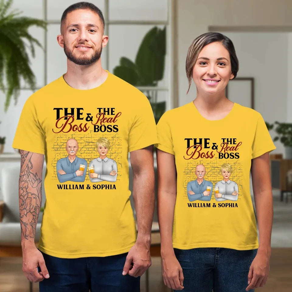 A Hilarious Take On Home : Who Really Rules The Roots? - Personalized Gifts For Couples - Unisex T-Shirt