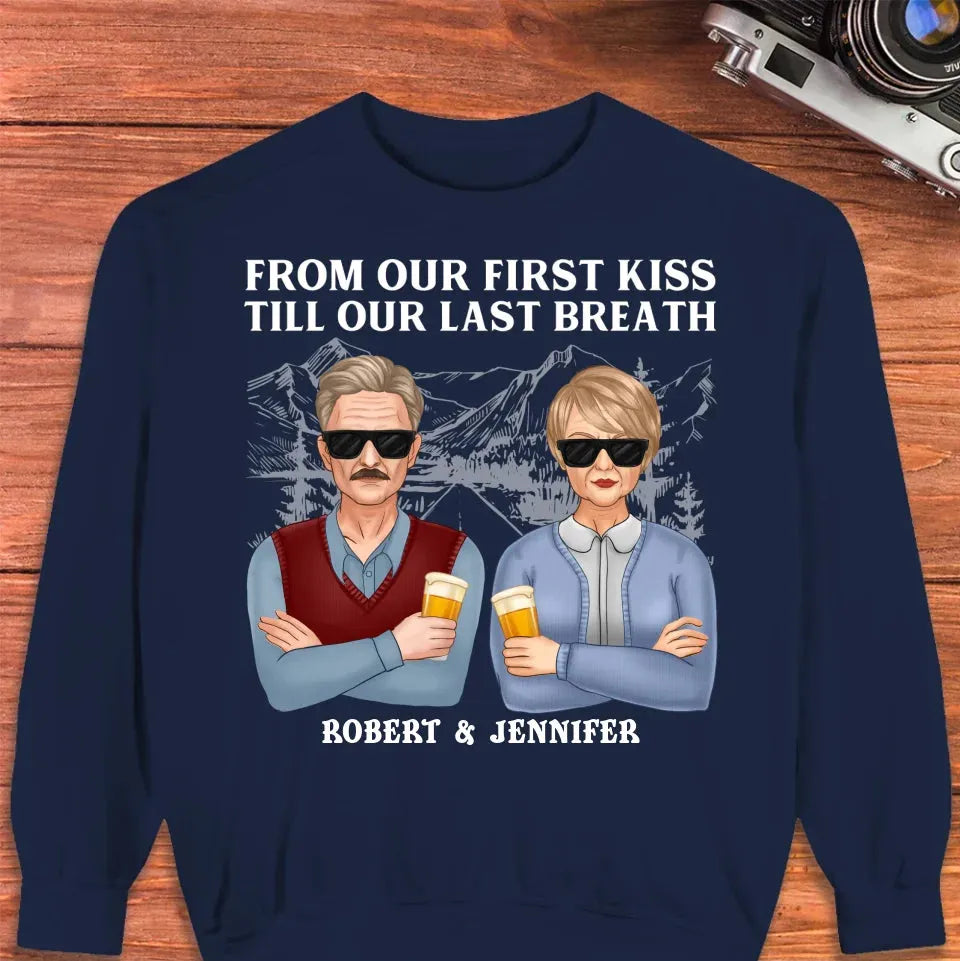 A Timeless Love From Beginning To End: Cherish Every Moment - Personalized Gifts For Couples - Unisex Sweater